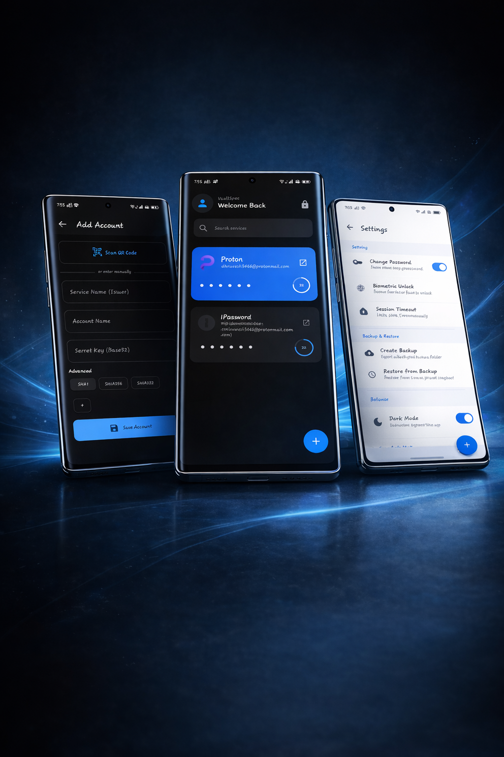 VaultSpec Authenticator screenshot